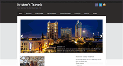 Desktop Screenshot of kristens-travels.com